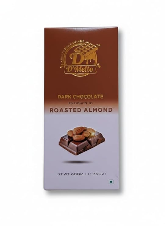 D'Melto Roasted Almond Dark Chocolate